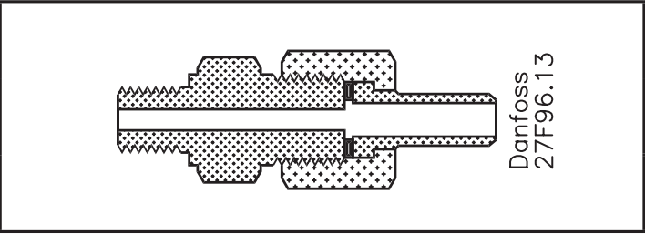 027B2035 CONECTOR P/MANÔMETRO Ø6,5mm/Ø10mm