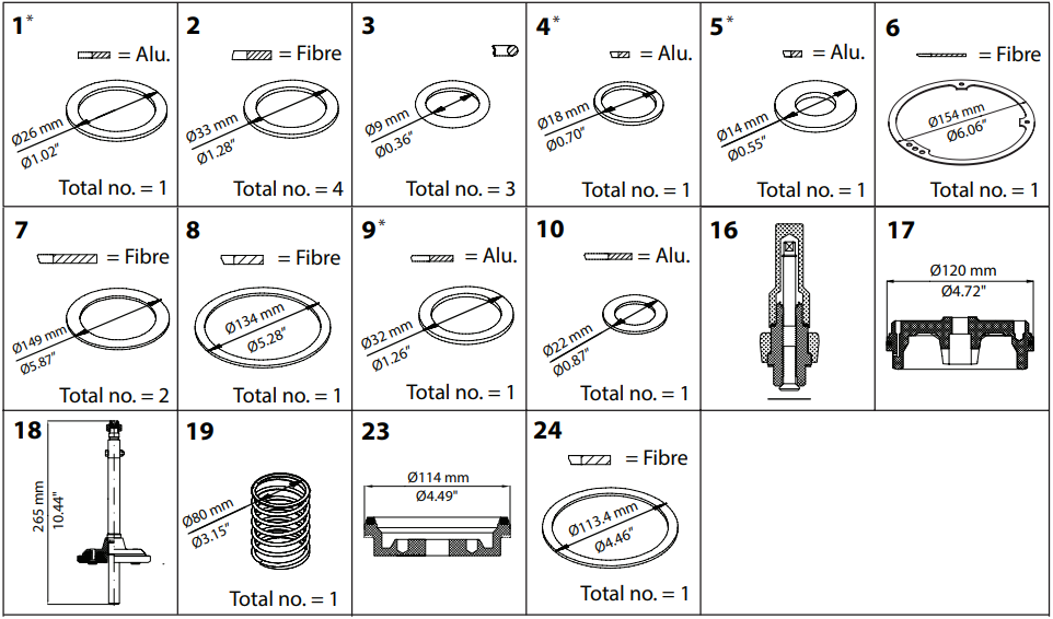 027F0560 KIT DE RENOVAÇÃO PML 80