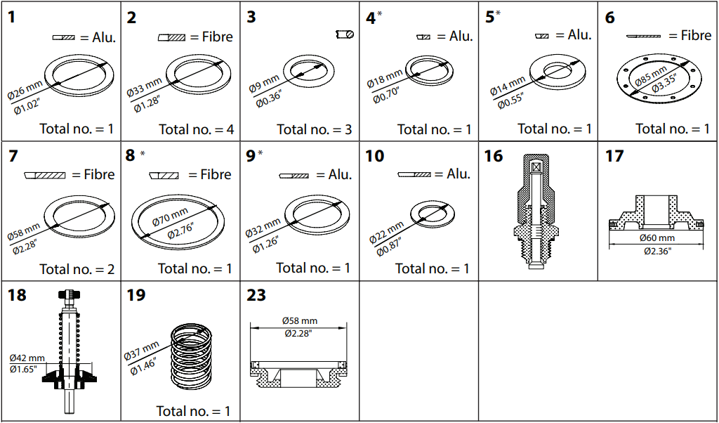 027F0563 KIT DE RENOVAÇÃO PML 32