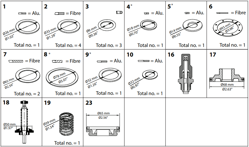 027F0568 KIT DE RENOVAÇÃO PML 40