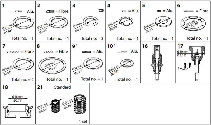 027F0611 KIT DE RENOVAÇÃO PMFL 80-1