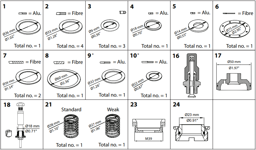 027F0663 KIT DE RENOVAÇÃO PMFH 80-2