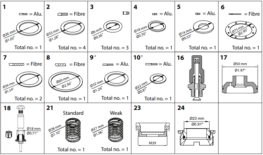 027F0677 KIT DE RENOVAÇÃO PMFH 80-5