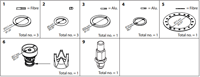 027H2138 KIT DE RENOVAÇÃO ICS 25-10