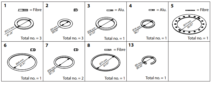 027H2218 KIT DE INSPEÇÃO ICS/ICM 25