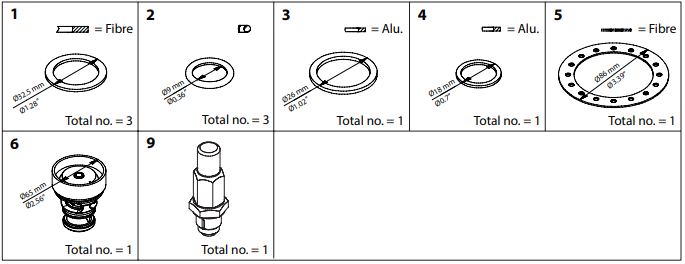 027H3018 KIT DE RENOVAÇÃO ICS 32