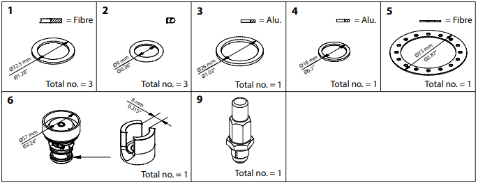 027H3019 KIT DE RENOVAÇÃO ICS 25-15