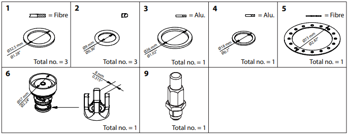 027H3043 KIT DE RENOVAÇÃO ICS 25-20