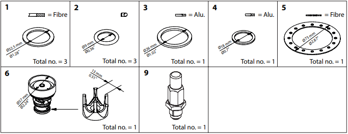 027H3044 KIT DE RENOVAÇÃO ICS 25-25