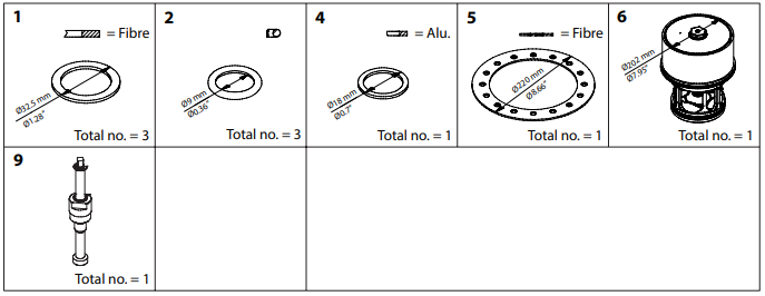 027H7198 KIT DE RENOVAÇÃO ICS 150