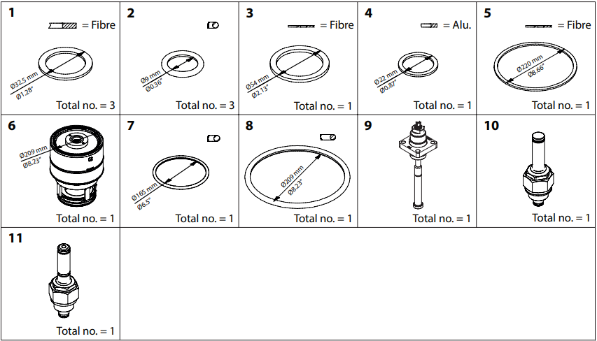 027H7223 KIT DE RENOVAÇÃO ICLX 150