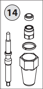 027L1248 KIT DE REPARO P/ OP. MANUAL ICF EVRAT 15-20