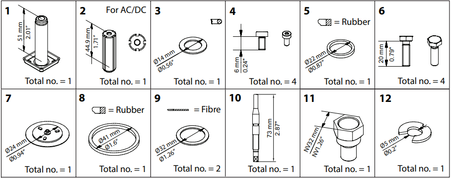 032F2202 KIT DE RENOVAÇÃO EVRA 10 (MOD. ANTIGO)