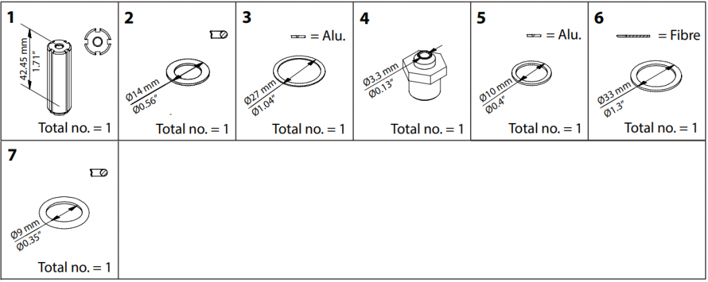 032F2324 KIT DE REPARO EVM-NC