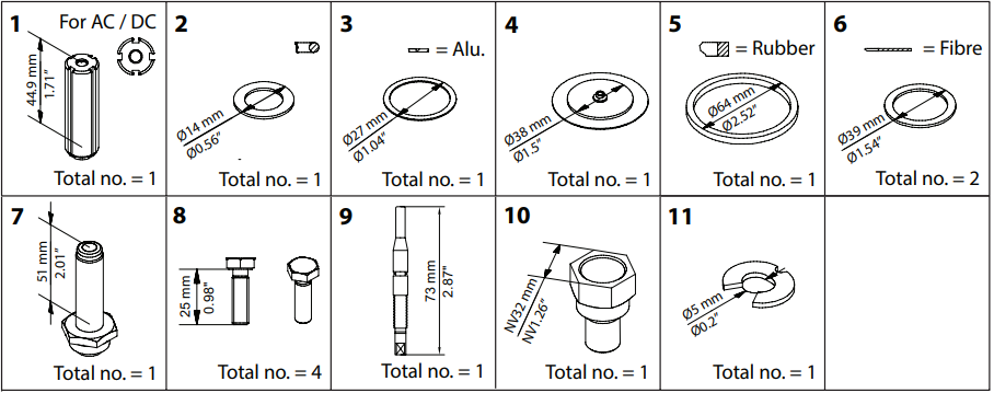 032F2339 KIT DE RENOVAÇÃO EVRA/EVRS 20