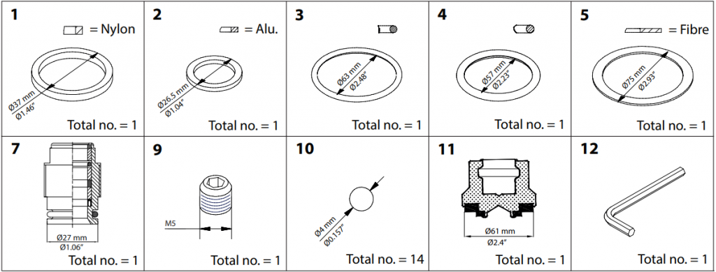 148B6154 KIT DE RENOVAÇÃO SVA-S/L/ST/LT/HS 65