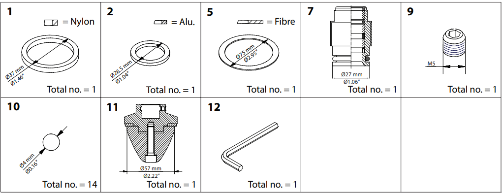 148B6178 KIT DE RENOVAÇÃO REG/SA/SB 65