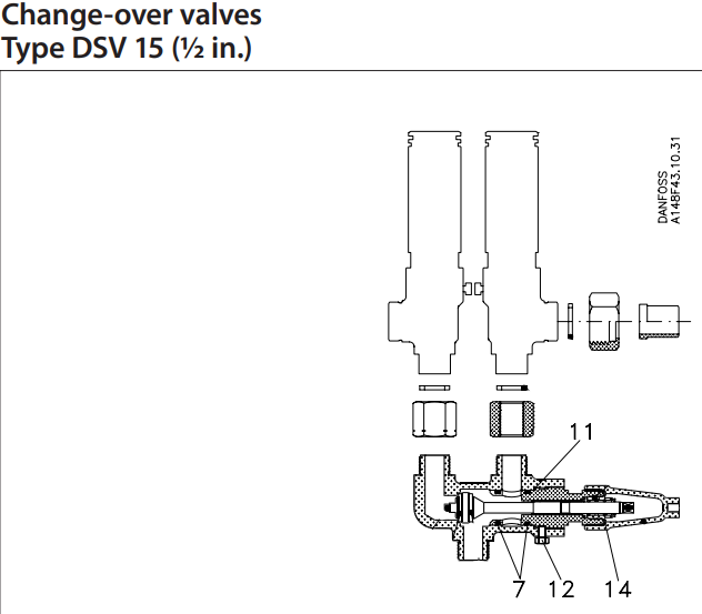 148F3001 KIT DE REPARO P/ TAMPA+CAPACETE DSV 15