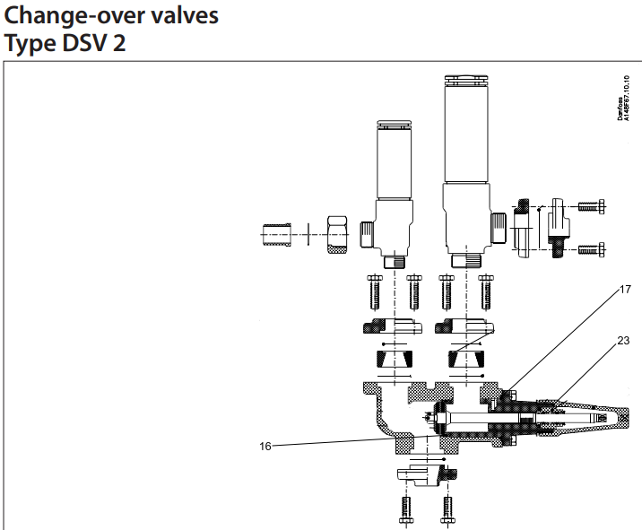 148F3023 KIT DE REPARO P/ TAMPA+CAPACETE DSV 2