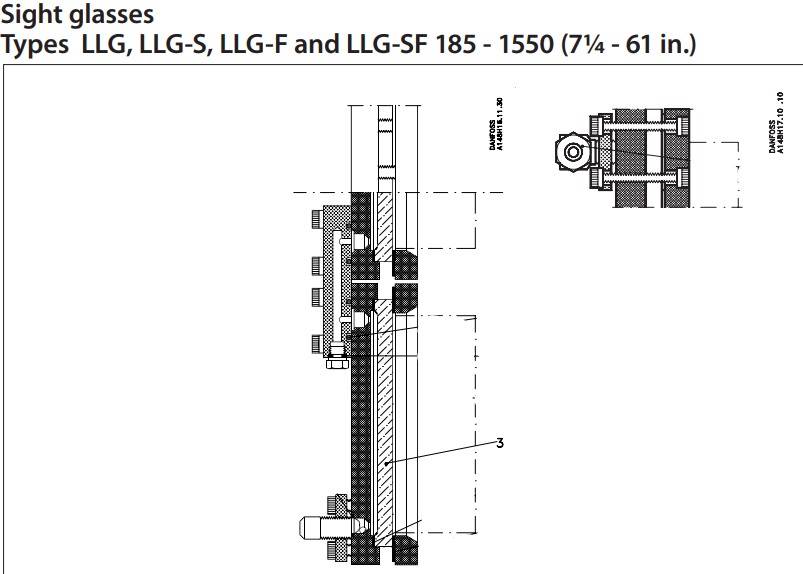 148H3035 VISOR DE VIDRO LLG 335