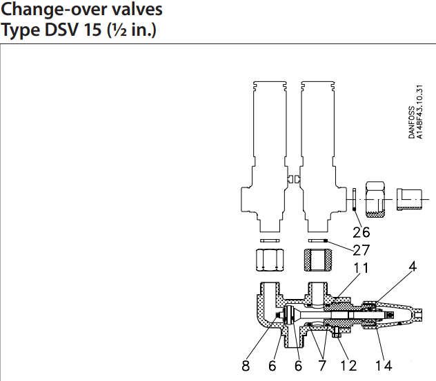 2453+054 KIT DE REPARO P/ DSV 15