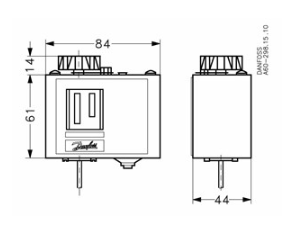 TERMOSTATO KP 78 30ºC a 90ºC 2M